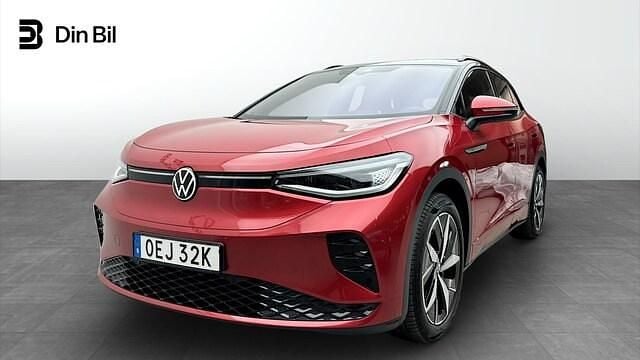 Mörkröd (kings red metallic black) Begagnad 2022 VW ID.4 GTX SUV | 434 900 kr - Bild 1/4