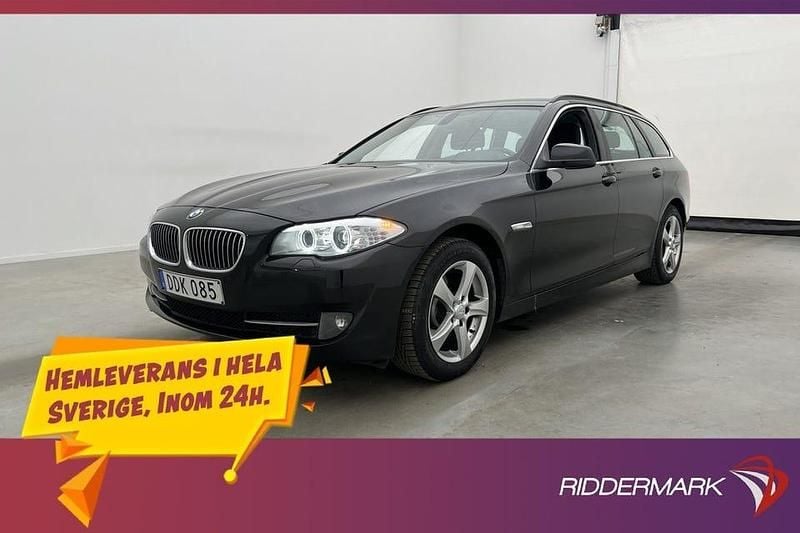 Svart Begagnad 2012 BMW 520 Kombi | 99 800 kr (Marknadspris) - Bild 1/3