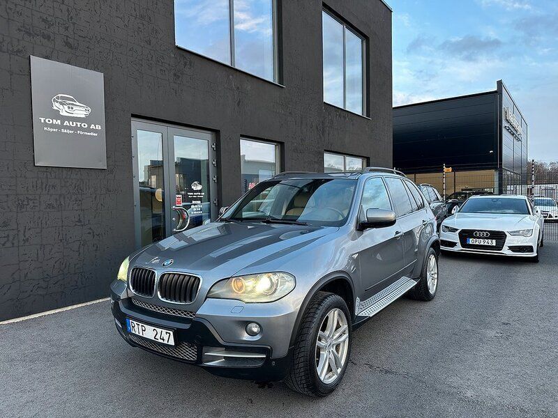 Grå Begagnad 2007 BMW X5 Sport Line SUV | 99 900 kr (Marknadspris) - Bild 1/4