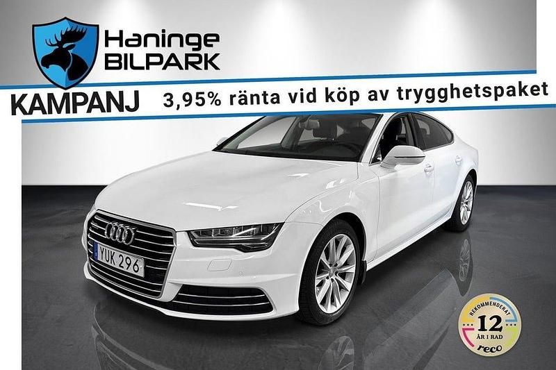 Vit Begagnad 2017 Audi A7 Sportback Halvkombi | 289 900 kr (Bra pris) - Bild 1/3