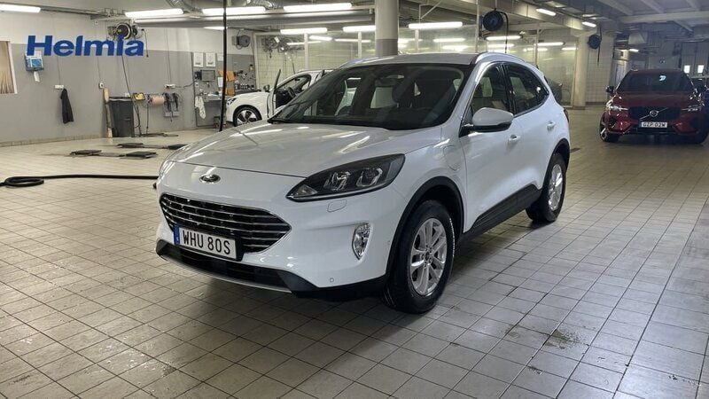 Vit Begagnad 2022 Ford Kuga Business Edition SUV | 249 900 kr (Bra pris) - Bild 1/4