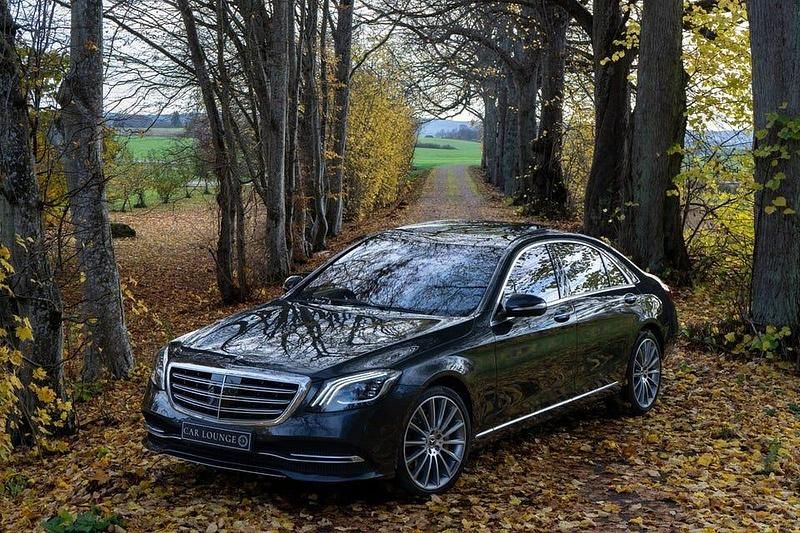 Begagnad Mercedes S560 AMG 469 HK (344 kW) 2018 Svart (magnetitsvart metallic) Sedan