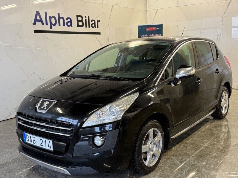 Svart Begagnad 2012 Peugeot 3008 Kombi | 74 900 kr (Marknadspris) - Bild 1/4