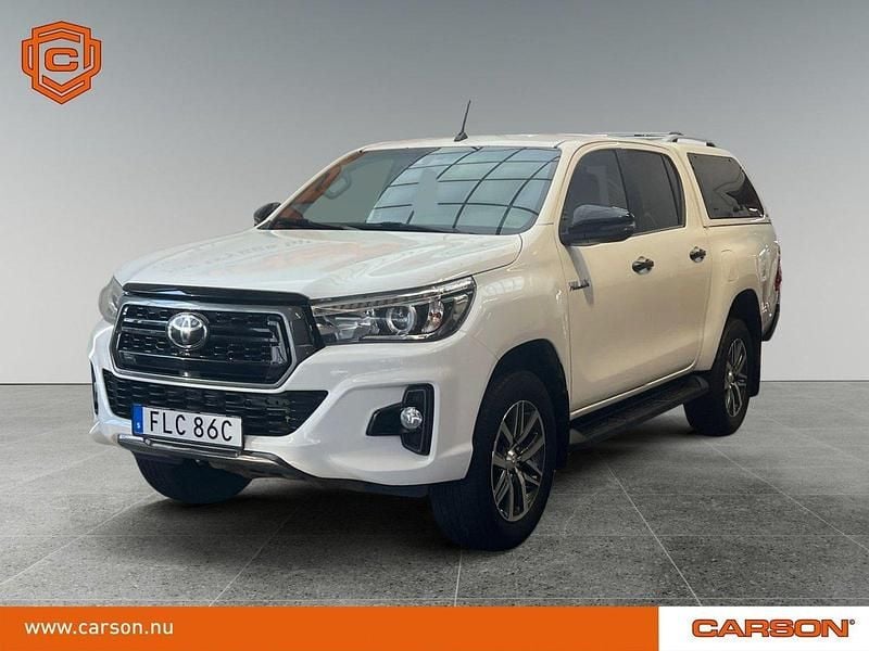 Vit Begagnad 2019 Toyota HiLux Pickup | 369 900 kr (Bra pris) - Bild 1/4