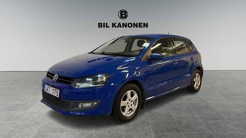 Begagnad VW Polo 91 HK (66 kW) 2012 Blå Halvkombi