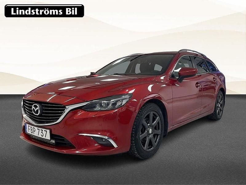 Röd Begagnad 2014 Mazda 6 Kombi | 99 900 kr (Dyr) - Bild 1/3