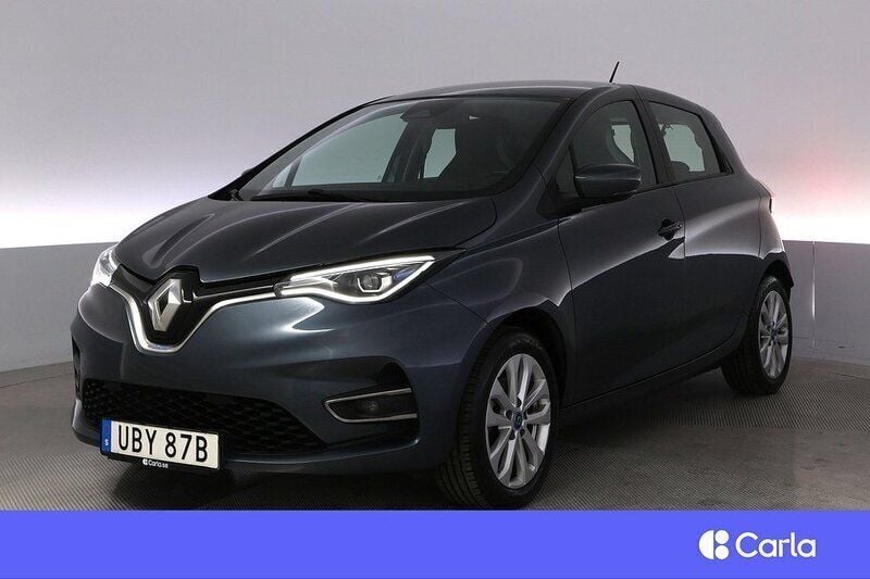 Grå Begagnad 2019 Renault Zoe Zen Halvkombi | 125 900 kr (Bra pris) - Bild 1/4