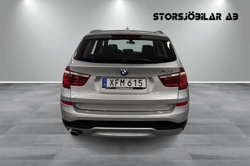 Begagnad BMW X3 190 HK (139 kW) 2017 Silver SUV