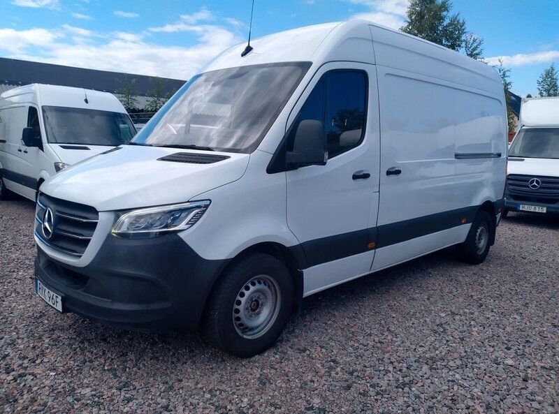 Vit Begagnad 2019 Mercedes Sprinter Van | 299 500 kr (Marknadspris) - Bild 1/4