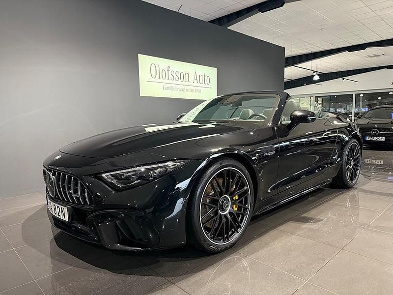 Svart Begagnad 2024 Mercedes SL63 AMG AMG Cab | 1 499 000 kr - Bild 1/4
