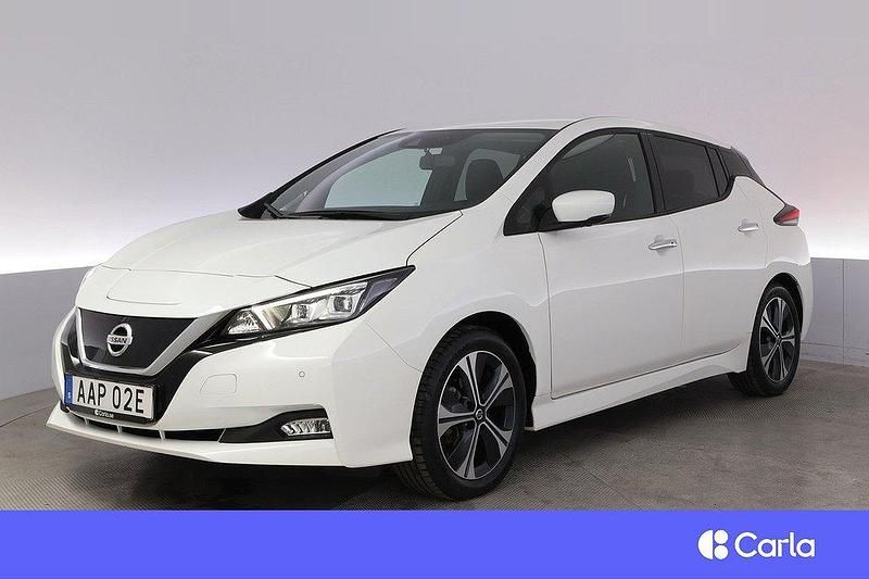 Vit Begagnad 2021 Nissan Leaf 360º Halvkombi | 169 900 kr (Marknadspris) - Bild 1/4