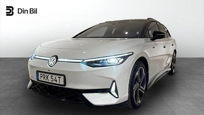 Vit Begagnad 2024 VW ID.7 GTX Kombi | 589 900 kr (Marknadspris) - Bild 1/4