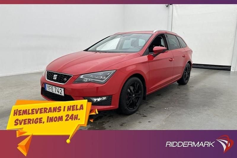 Röd Begagnad 2016 Seat Leon ST FR Kombi | 164 800 kr (Marknadspris) - Bild 1/3