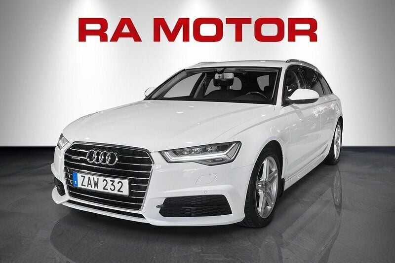 Vit Begagnad 2017 Audi A6 Ambition Kombi | 199 900 kr (Superpris) - Bild 1/3