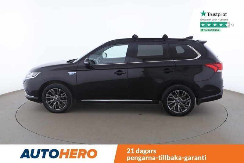 Svart Begagnad 2017 Mitsubishi Outlander P-HEV SUV | 180 000 kr (Marknadspris) - Bild 1/3