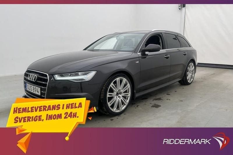 Grå Begagnad 2016 Audi A6 S-Line Kombi | 219 800 kr (Marknadspris) - Bild 1/3