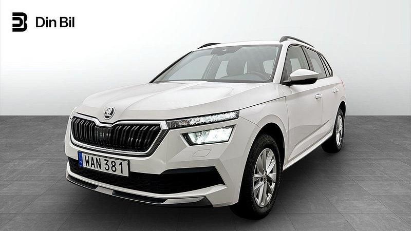 Vit Begagnad 2023 Skoda Kamiq Ambition SUV | 214 900 kr (Bra pris) - Bild 1/4