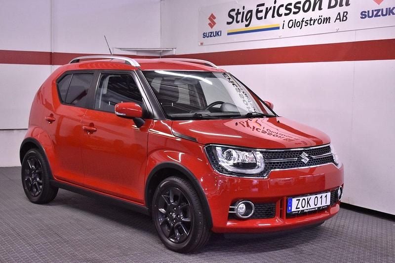 Röd Begagnad 2018 Suzuki Ignis Halvkombi | 138 500 kr - Bild 1/4