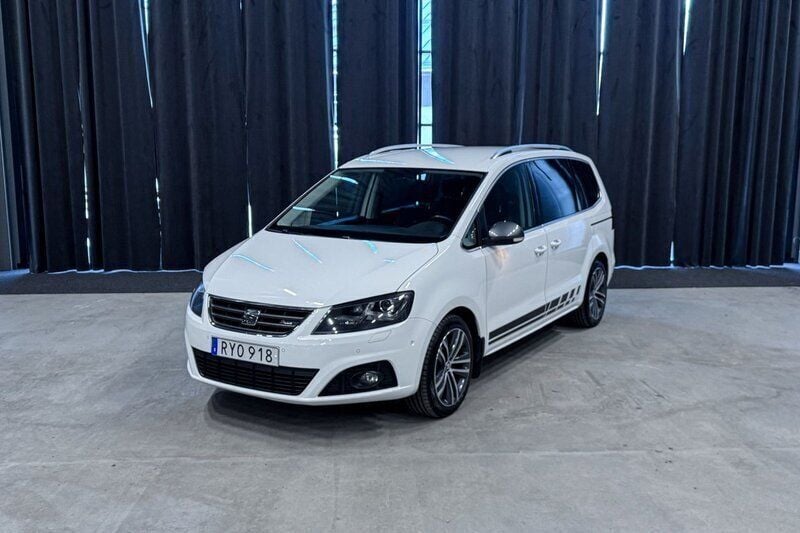 Vit Begagnad 2017 Seat Alhambra 4Drive Minibuss | 299 900 kr (Dyr) - Bild 1/4