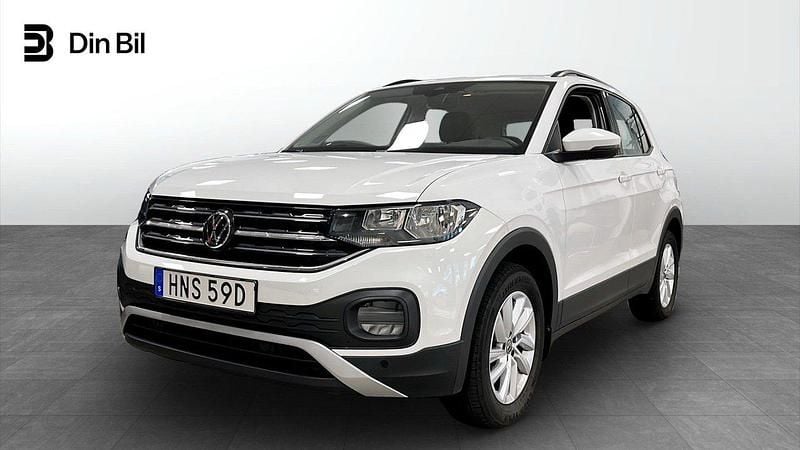 Vit Begagnad 2022 VW T-Cross Life SUV | 189 900 kr (Marknadspris) - Bild 1/4