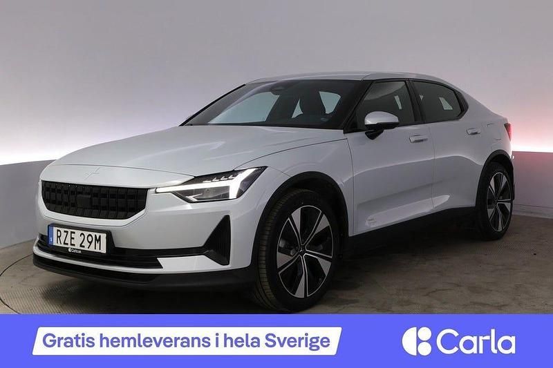 Silver Begagnad 2023 Polestar 2 Long Range Single Motor Halvkombi | 309 990 kr (Bra pris) - Bild 1/3