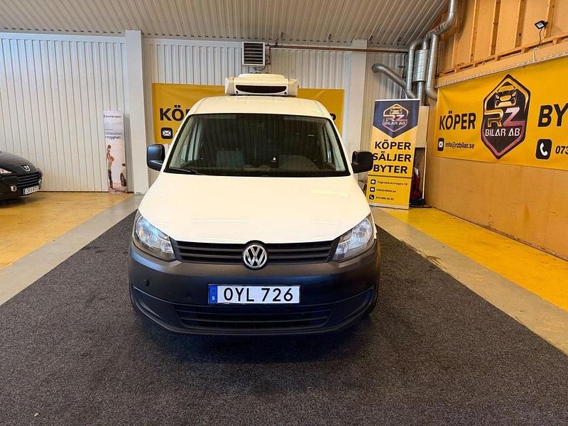 Vit Begagnad 2012 VW Caddy Maxi Minibuss | 99 900 kr - Bild 1/4