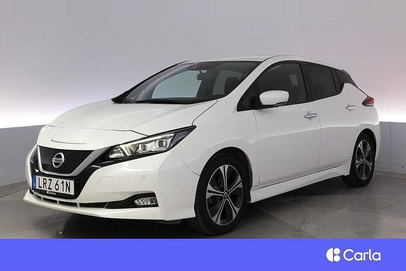 Vit Begagnad 2022 Nissan Leaf 360º Halvkombi | 188 900 kr (Marknadspris) - Bild 1/4