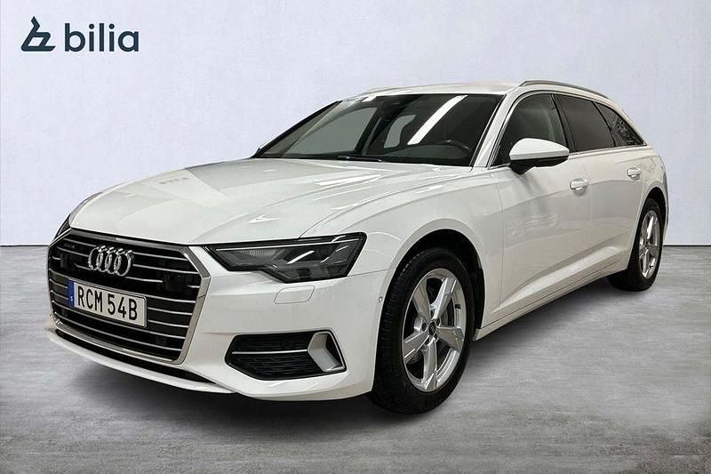 Vit Begagnad 2022 Audi A6 Sport Kombi | 389 000 kr (Marknadspris) - Bild 1/4