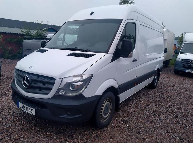 Vit Begagnad 2014 Mercedes Sprinter Van | 129 500 kr (Marknadspris) - Bild 1/4