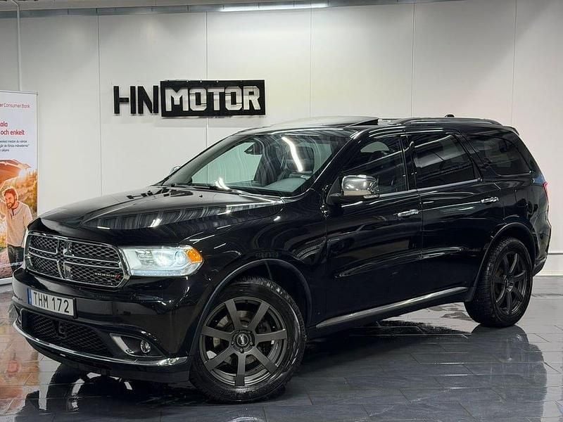 Svart Begagnad 2014 Dodge Durango SUV | 229 900 kr - Bild 1/4