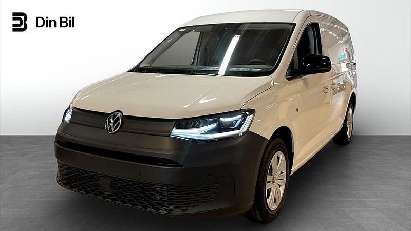 Vit (candyvit) Ny 2025 VW Caddy Maxi Minibuss | 472 500 kr (Lite dyr) - Bild 1/4