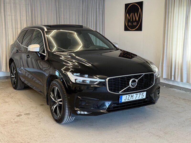 Svart Begagnad 2018 Volvo XC60 R-Design SUV | 239 900 kr - Bild 1/4