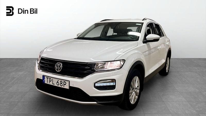 Vit Begagnad 2019 VW T-Roc SUV | 174 800 kr (Marknadspris) - Bild 1/4