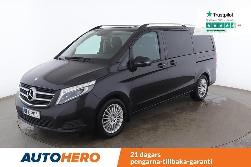 Svart Begagnad 2016 Mercedes V220 Minibuss | 362 000 kr (Bra pris) - Bild 1/4