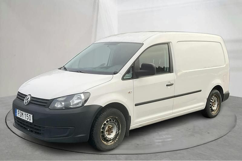 Vit Begagnad 2015 VW Caddy Maxi Minibuss | 80 000 kr (Superpris) - Bild 1/4