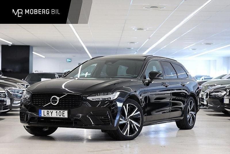 Svart Begagnad 2022 Volvo V90 R-Design Kombi | 419 900 kr (Marknadspris) - Bild 1/3