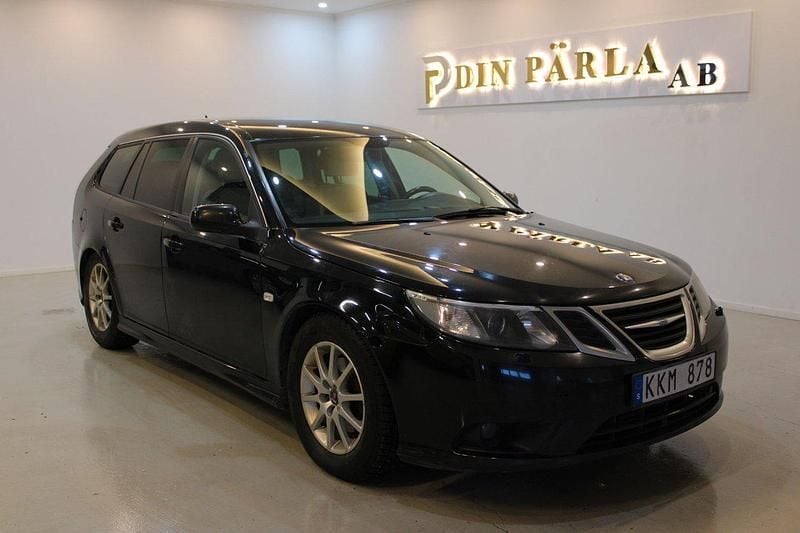 Svart Begagnad 2008 Saab 9-3 Vector Kombi | 34 900 kr (Bra pris) - Bild 1/4