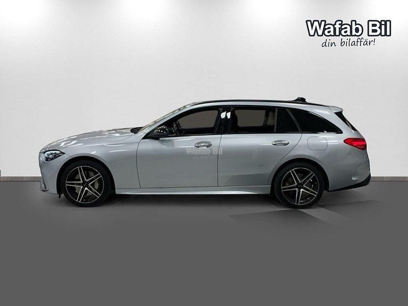 Begagnad Mercedes C300e AMG line 334 HK (245 kW) 2021 Silver Kombi