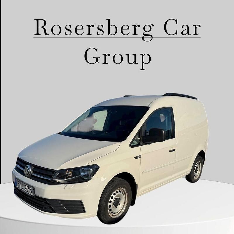 Vit Begagnad 2018 VW Caddy Minibuss | 179 900 kr (Dyr) - Bild 1/4
