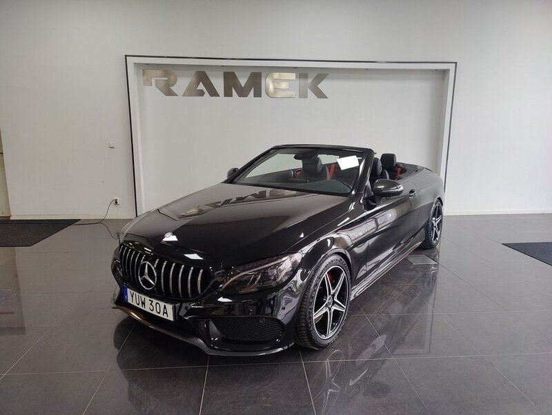Svart Begagnad 2016 Mercedes C43 AMG AMG Cab | 479 000 kr (Superpris) - Bild 1/4