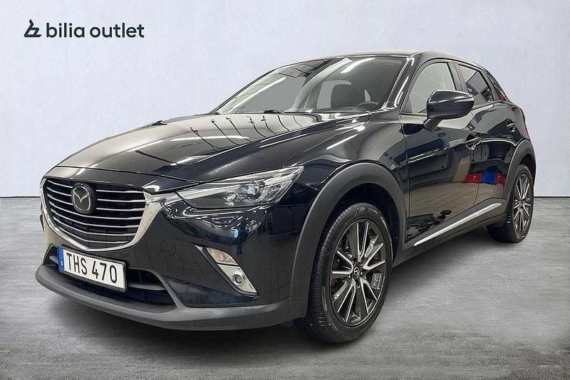 Svart Begagnad 2016 Mazda CX-3 Optimum SUV | 114 900 kr (Marknadspris) - Bild 1/3