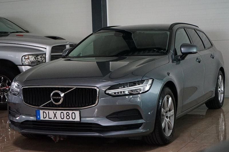 Grå Begagnad 2016 Volvo V90 Business Edition Kombi | 154 500 kr (Bra pris) - Bild 1/4