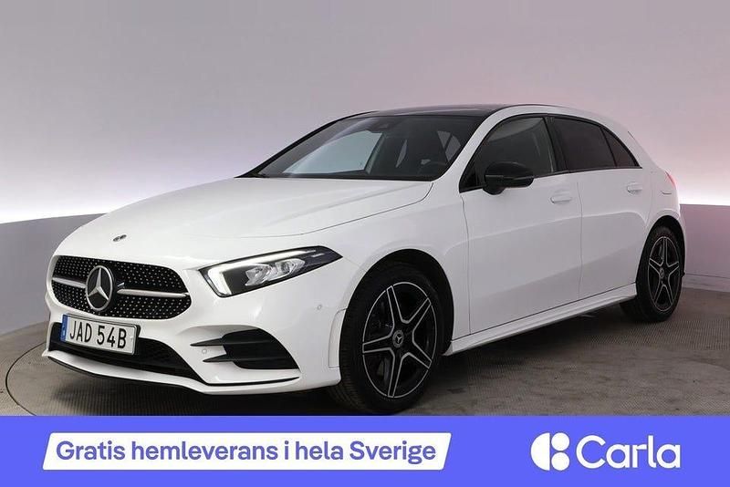 Vit Begagnad 2023 Mercedes A250 AMG Halvkombi | 335 900 kr (Marknadspris) - Bild 1/2