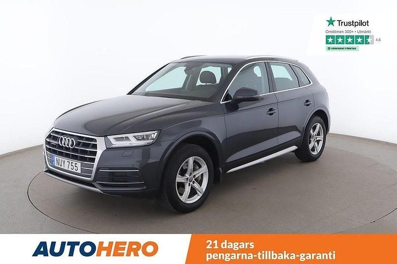 Grå Begagnad 2017 Audi Q5 SUV | 256 000 kr (Marknadspris) - Bild 1/4