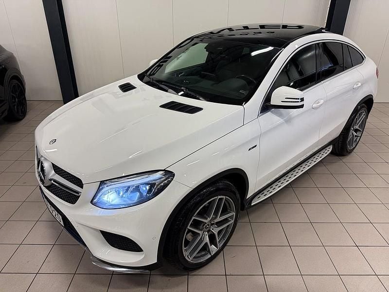 Begagnad Mercedes GLE350 AMG line 258 HK (189 kW) 2017 Vit Sportkupé