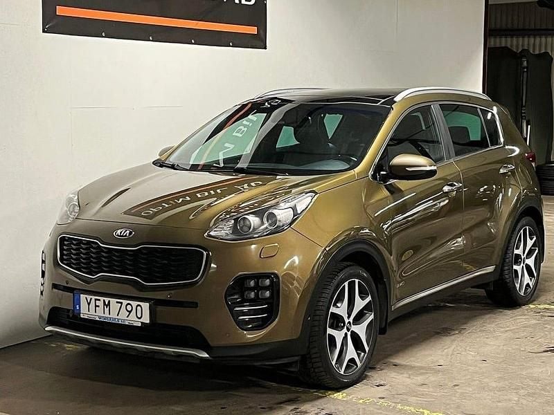 Bronzitmet Begagnad 2016 Kia Sportage GT-Line SUV | 104 900 kr - Bild 1/4