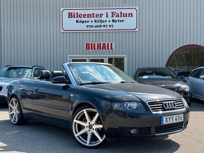 Svart Begagnad 2003 Audi A4 Cabriolet Cab | 79 900 kr (Dyr) - Bild 1/4