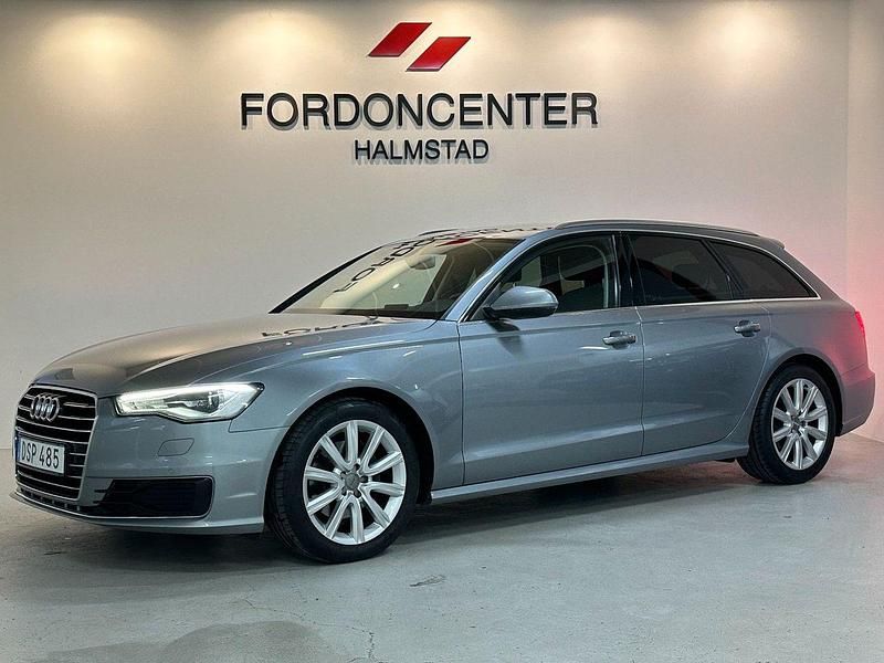 Grå Begagnad 2015 Audi A6 Kombi | 189 800 kr (Marknadspris) - Bild 1/4