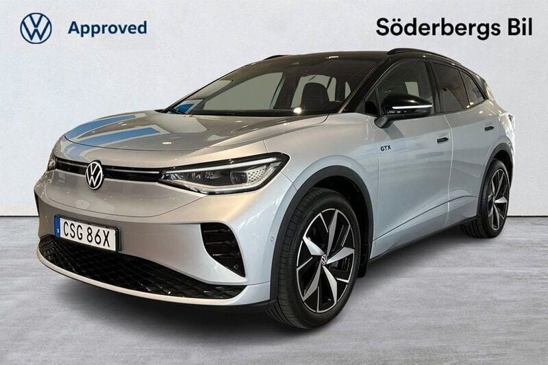 Silver Begagnad 2023 VW ID.4 GTX SUV | 409 500 kr (Marknadspris) - Bild 1/4