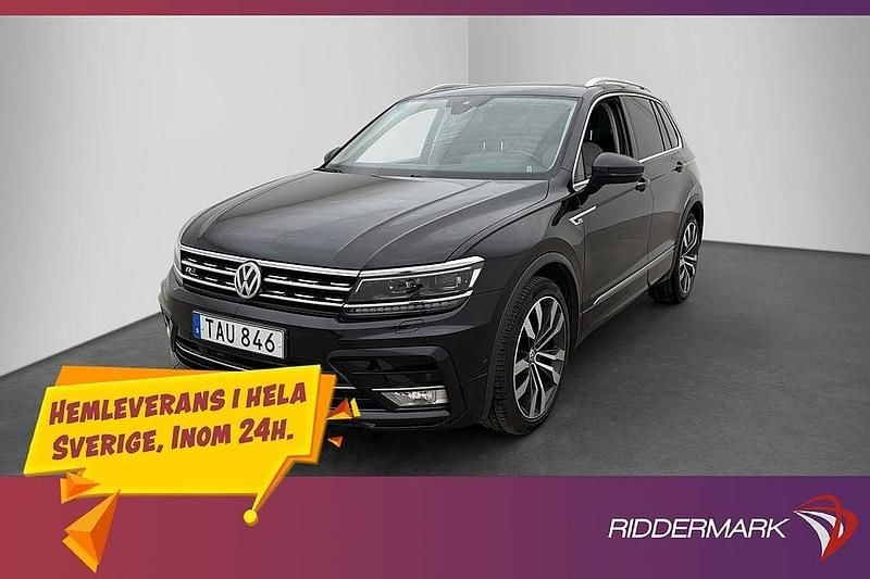 Svart Begagnad 2016 VW Tiguan R-line SUV | 214 800 kr (Dyr) - Bild 1/3